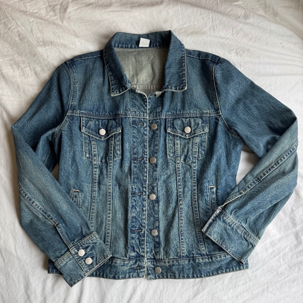 J. Crew Women’s Denim Jean Jacket - Size Large